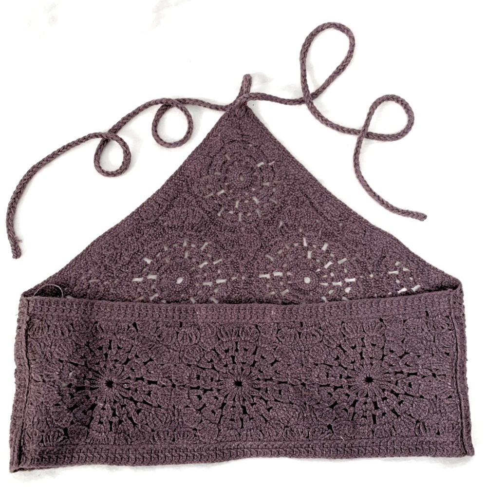 Pull & Bear Crochet Halter Top - Picture 2 of 5